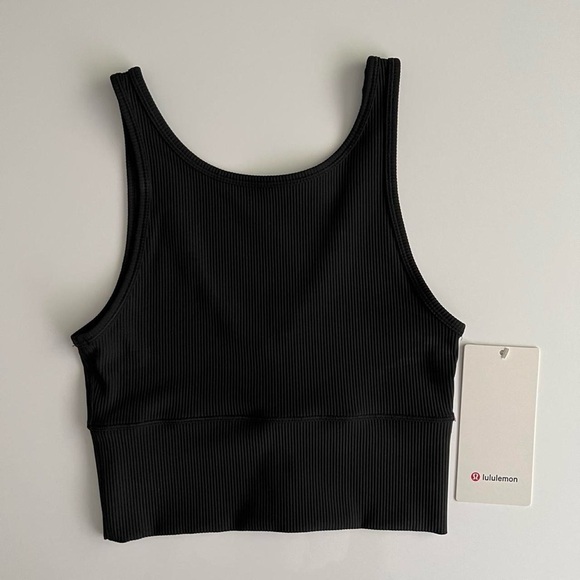 lululemon athletica Tops - NWT Lululemon ribbed power pivot tank, black, size 4